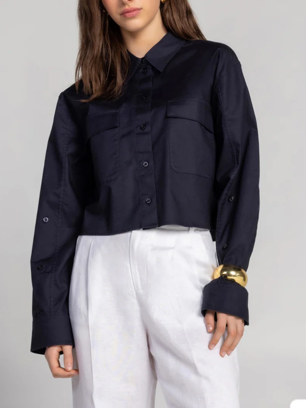 Modern Cropped Shirt